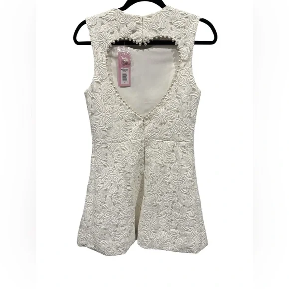NWT Sachin & Babi Mon Coeur Lace Mini Dress w/ Heart Cutout Size 6 - Picture 7 of 12